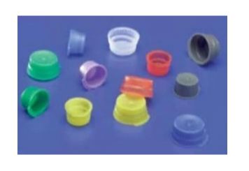 Cardinal Monoject Tube Closure Snap Cap Green 13 mm For Resealing Most Evacuated Glass or Plastic Blood Collection Tubes NonSterile - 1270019503