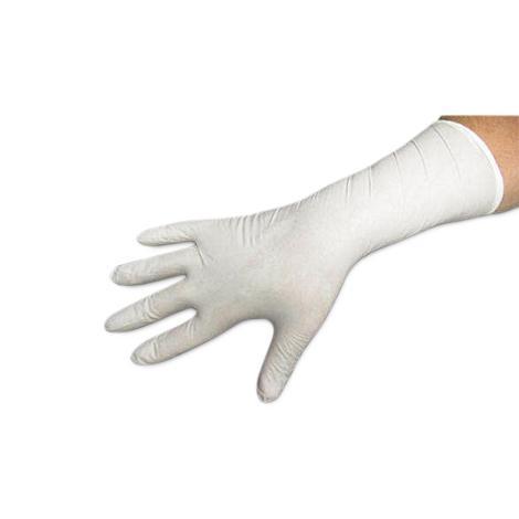 Healthmark Industries Decontam Glove Exam Glove X-Large NonSterile Nitrile Extended Cuff Length Fully Textured Ivory Not Chemo Approved - ULN16-4