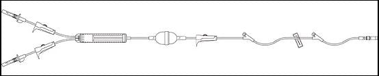 ICU Medical ADMINISTRATION SET, BLOOD YSITE 100-SL W/PUMP N/VNTD (48/CS) - 1271802
