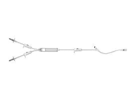 ICU - Primary IV Administration Set 20 Drops / mL Drip Rate 80 Inch Tubing 1 Port - 1421828