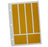 Healthmark Industries TAPE, INSTR MARKING SOLID YLW (5/PK) - KT008