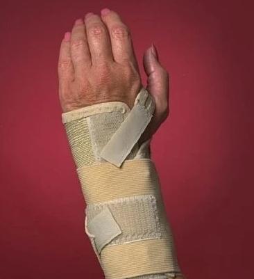 Scott Specialties Wrist Support Tension Strap Elastic Left Hand Black Small - 1378 BLA SML