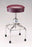 Pedigo Products - Exam Stool Backless Spin Lift Height Adjustment 4 Casters, 2 Inch Diameter Blue - P-1038-W/C-BLK