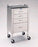 Pedigo Products Treatment Cart Stainless Steel 15.625 X 19.125 X 33.375 Inch 4 Drawers Silver - P-1105-SS