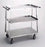 Pedigo Products Utility Cart Stainless Steel 22 X 41.5 X 38.25 Inch 3 Shelves Silver - CDS-145