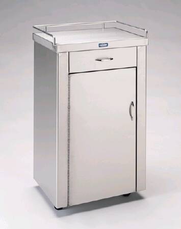 Pedigo Products - Treatment Cabinet Floor Standing Stainless Steel 1 Drawer 1 Shelf - P-5090