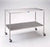 Pedigo Products Utility Cart Stainless Steel 24 X 48 X 34 Inch 1 Shelf Silver - SG-92-SS