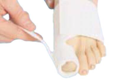 Hallux Valgus SoftSplint - Toe Splint Large Hook and Loop Closure Left Foot - 6026-LL