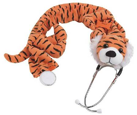 Pedia Pals - Cover, Stethoscope Tiger, Up to 24 Inch long Fits Standard Stethoscopes - 100067