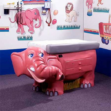 Pedia Pals ZooPals Pediatric Exam Table Fixed Height 600 Lbs. - 4200DT