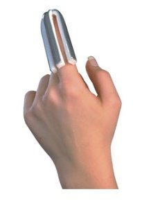 Deroyal Finger Splint  Medium Without Fastening Right Hand Silver - 12302