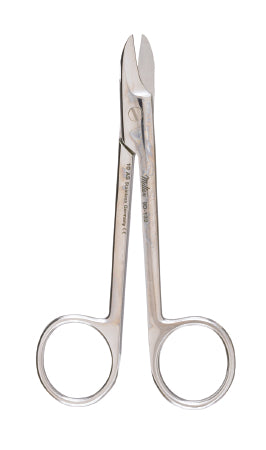 Miltex Miltex Wire Cutting Scissors 4-1/4 Inch Length OR Grade Stainless Steel (German) NonSterile Finger Ring Handle Straight Blade Blunt/Blunt - 9D-132