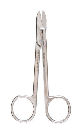 Miltex - Wire Cutting Scissors 4-1/4 Inch Length OR Grade German Stainless Steel NonSterile Finger Ring Handle Straight Blade Blunt Tip / Blunt Tip - 9D-132