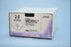 J & J Healthcare Systems Coated Vicryl Suture with Needle Absorbable Coated Violet Suture Braided Polyglactin 910 Size 2-0 18 Inch Suture 1-Needle 40 mm Length 1/2 Circle Taper Point Needle - J751D