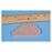 Superior Felt & Filtration,LLC Pad Orthopedic Metatarsal Felt 1/8" Thick Adhesive 100/Package - MPAD-027