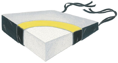 Skil-Care Skil-Care Wedge Seat Cushion 18 W X 16 D X 4 H Inch Foam - 754041
