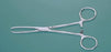 Miltex Miltex Tissue Forceps Allis 10 Inch OR Grade Stainless Steel (German) NonSterile Ratchet Lock Finger Ring Handle Straight 5 X 6 Teeth - 16-12