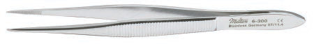 Miltex Miltex Splinter Forceps 4 Inch OR Grade Stainless Steel (German) NonSterile NonLocking Thumb Handle Straight Pointed Tip - 6-302