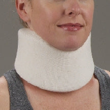 Deroyal Cervical Collar  High Contoured / Firm Density Adult Large One-Piece 4 Inch Height 17 To 19 Inch Length - 19304