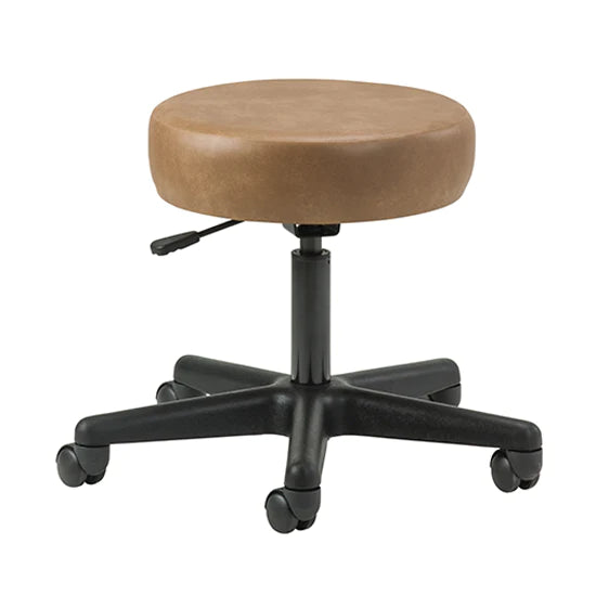 Economic Series - Exam Stool Upholstered Back Pneumatic Height Adjustment 5 Casters Canyon - 21335-1-3CN
