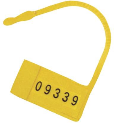 Omnimed - Safety Control Seal Snap Lock Yellow Plastic 7/8 W X 1-1/4 L Inch - 484107-Y