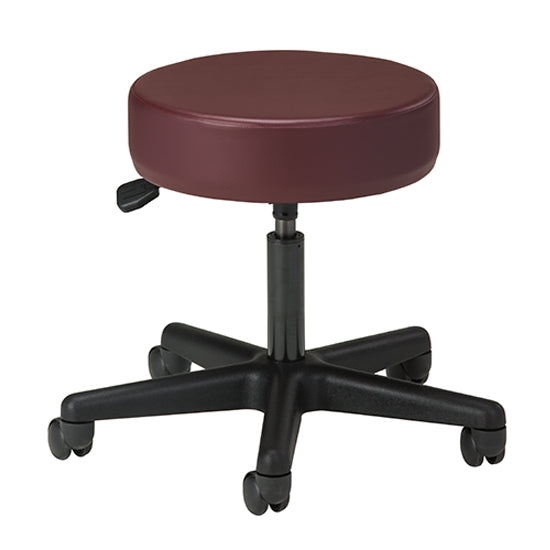 Clinton Industries STOOL, PNEUMATIC W/BACKREST FOOT RING/XTALL CYLINDER WILLOW - 2135-21-22-26-3WL
