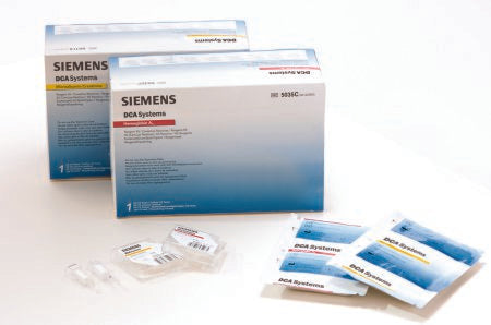 Siemens DCA Systems Rapid Test Kit Diabetes Management HbA1c Test Whole Blood Sample CLIA Waived 10 Tests - 10311134