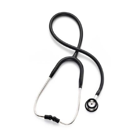 Professional Series - Classic Stethoscope Black 1-Tube 22 Inch Tube Double-Sided Chestpiece - 5079-145