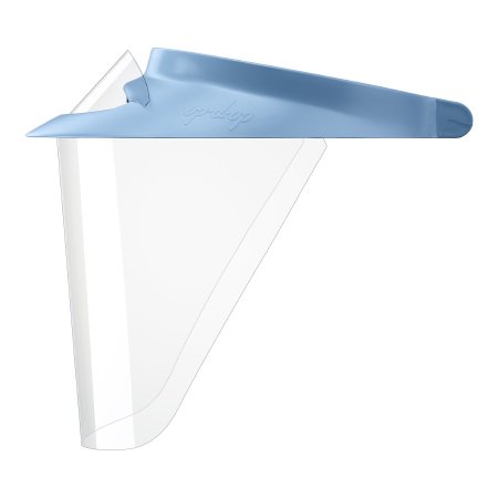 ABS - Face Shield Kit Large Full Length Ventilated Reusable NonSterile - Op-D-Op - 408ABS-BL-L