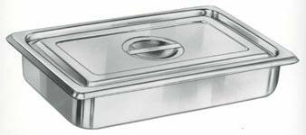 Polar Ware Instrument Tray Catheter Stainless Steel 3 X 5 X 8-7/8 Inch - 953