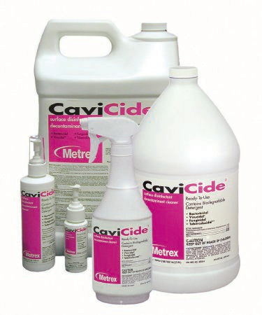 Metrex Research CaviCide Surface Disinfectant Cleaner Alcohol Based Liquid 8 oz. Bottle Alcohol Scent - 13-1008