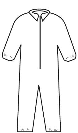 Precept Medical Products Coolwear Coverall 2X-Large White Disposable - 1402XXL