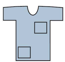Precept Medical Products Coolwear Scrub Shirt CoolWear Medium Periwinkle 2 Pockets Short Sleeves Unisex - 1517
