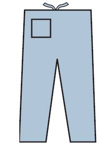 Precept Medical Products Coolwear Scrub Pants Medium Medium Blue Unisex - 1518