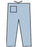 Precept Medical Products Coolwear Scrub Pants Medium Medium Blue Unisex - 1518