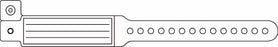 Veri-Color - Identification Wristband Write On Band Permanent Snap Without Legend - 110-11-PDJ