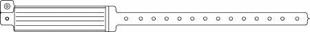 Veri-Color - Identification Wristband Insert Card Permanent Snap Without Legend - 120-18-PDJ
