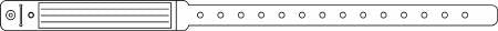 Securline - Identification Wristband Write On Band Permanent Snap Without Legend - 170-10-PDJ