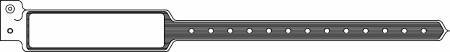 Precision Dynamics Sentry SuperBand Identification Band Write On Wristband Permanent Snap Without Legend - 5040-11-PD
