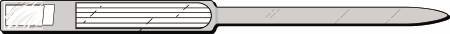 Precision Dynamics Soft-Lock Colorguard Identification Band Write On Wristband Adhesive Closure Without Legend - 620-49-PDJ