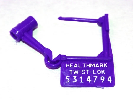 Twist-Loks - Tamper Evident Seal Numbered Lavender Plastic 1 Inch - 5224 LV