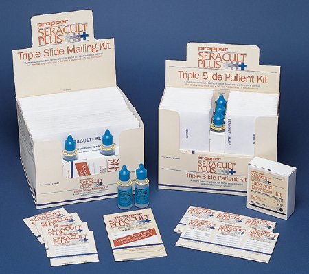 Seracult Plus - Rapid Test Kit Colorectal Cancer Screening Fecal Occult Blood Test (FOBT) Stool Sample 100 Tests - 37500300
