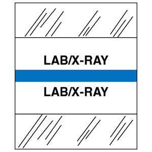 Tabbies Medical Chart Index Tabs & Divider Sheets - 1/2" H x 1-1/4" W, 100 per Pack