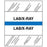 Tabbies Medical Chart Index Tabs & Divider Sheets - 1/2" H x 1-1/4" W, 100 per Pack
