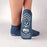 Principle Business Enterprises Pillow Paws Slipper Socks 2X-Large Gray Ankle High - 1098