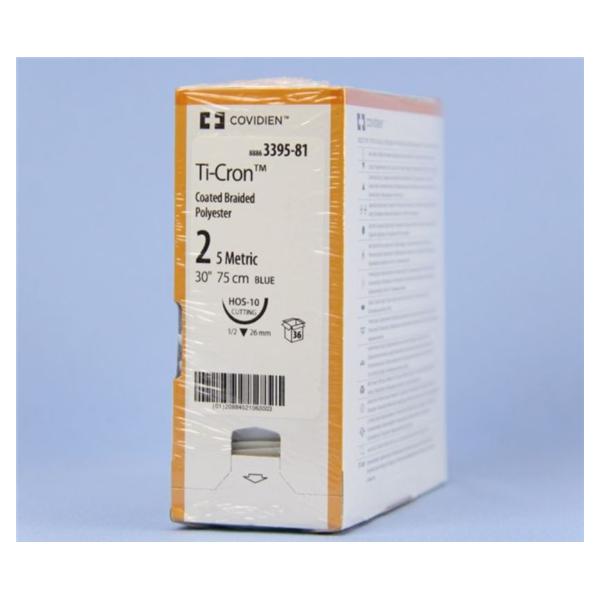 Medtronic MITG-Covidien Suture 2 Polyester Hos-10 Ti-Cron Clear 30" Braid 36/Ca - 8886339581