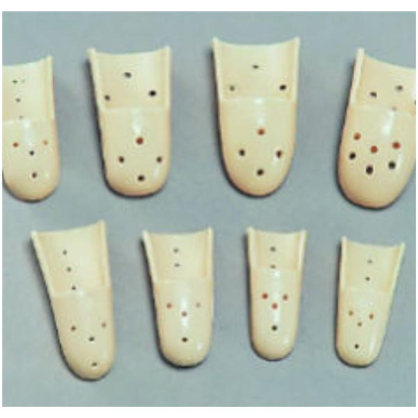Brownmed Splint Protective Staxx Finger Beige Size 1 Ea, 6 Ea/Pk - 10701