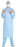 O&M Halyard Inc Ultra Fabric Reinforced Surgical Gown with Towel ULTRA X-Large Unisex Sterile Blue - 95221