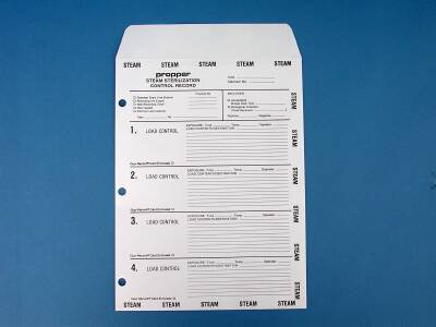Propper Manufacturing Sterilization Record Envelope Steam - 26910000