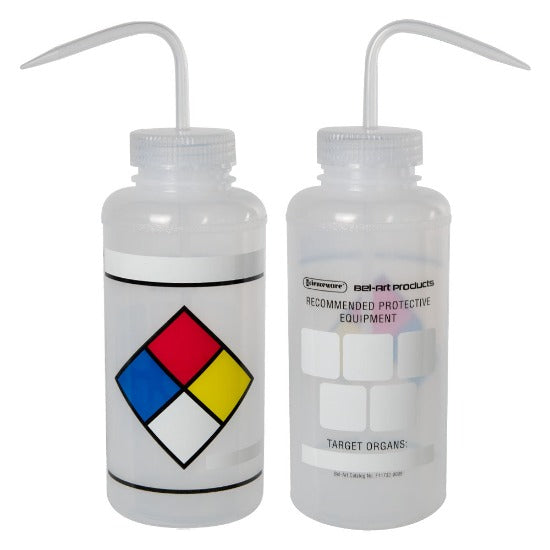 Labeled Wash Bottle